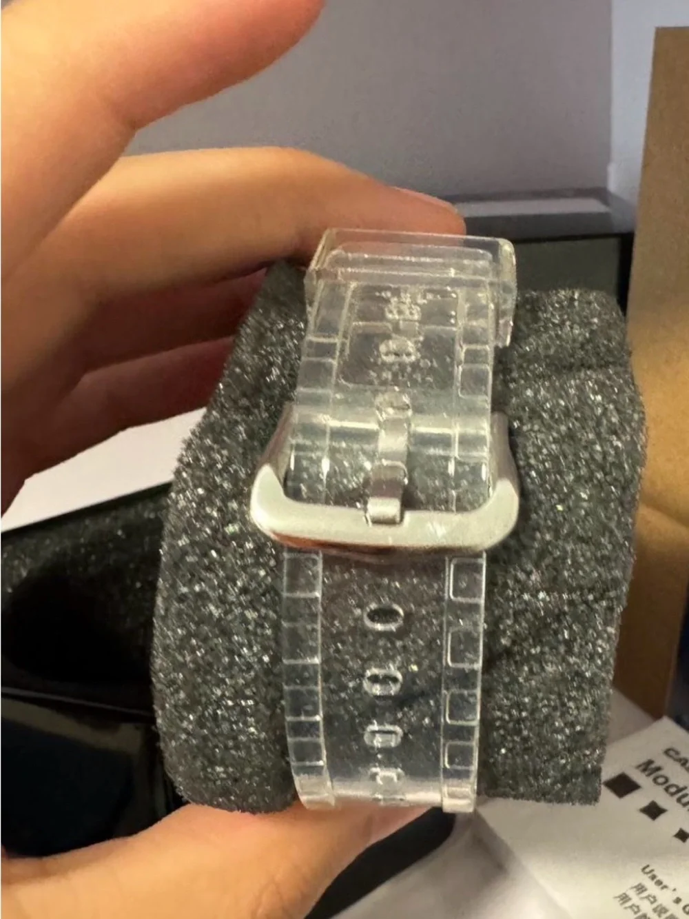Casio G-Shock Clear with Black Face GA-2100-1A1
